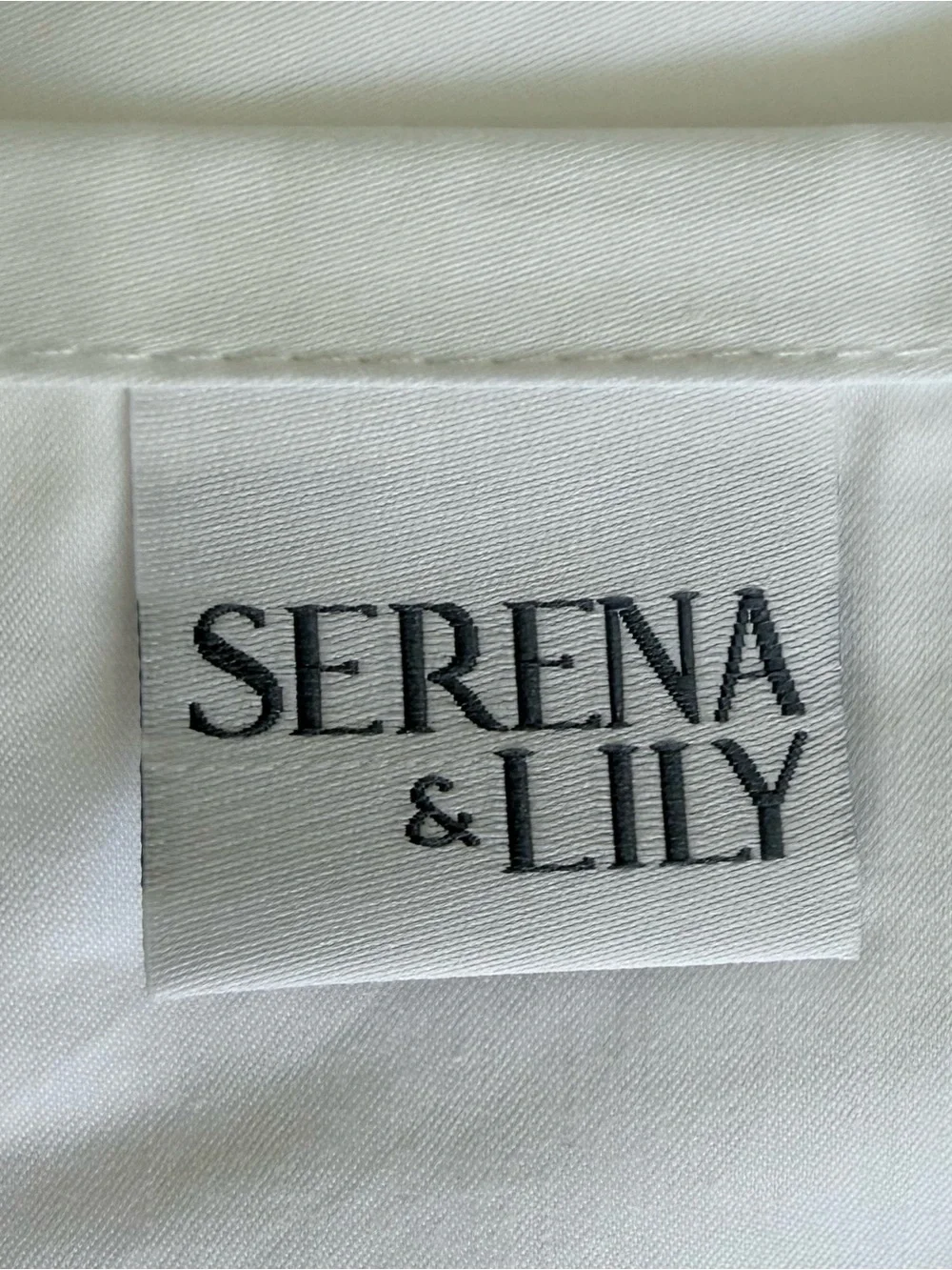 NIP RARE Serena and Lily Twin Blue Oceanside Cotton Sateen Sheet Set
